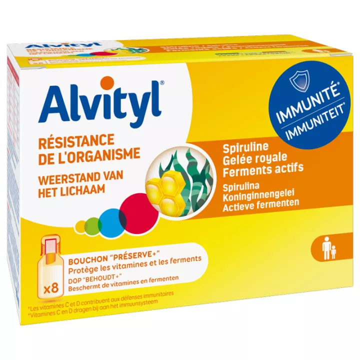 Alvityl Résistance de l'Organisme 8 fioles*