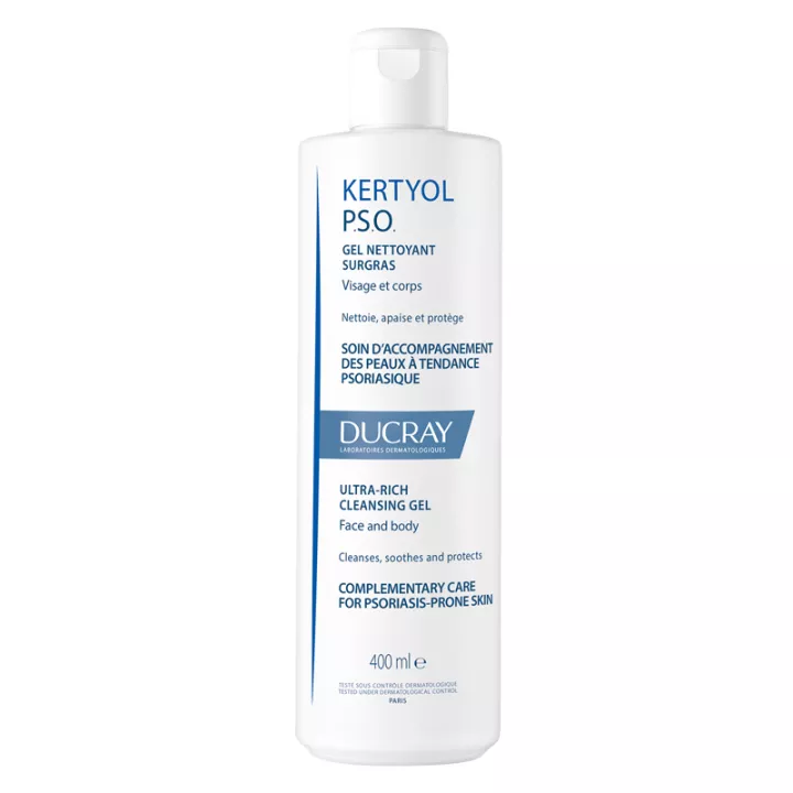 Ducray Kertyol P.S.O. Gel Nettoyant Surgras 400 ml