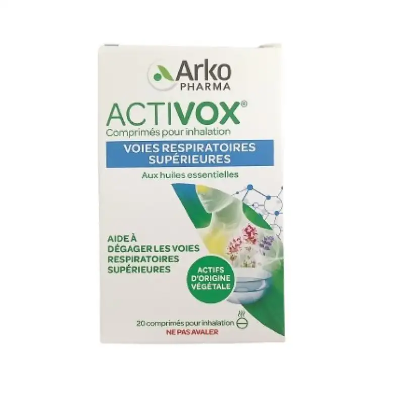 ACTIVOX Comprimés pour Inhalation aux Huiles Essentielles - Aide à dégager les Voies Respiratoires S