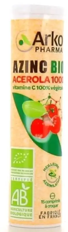 Acerola Bio Vitamine C 15 comprimés