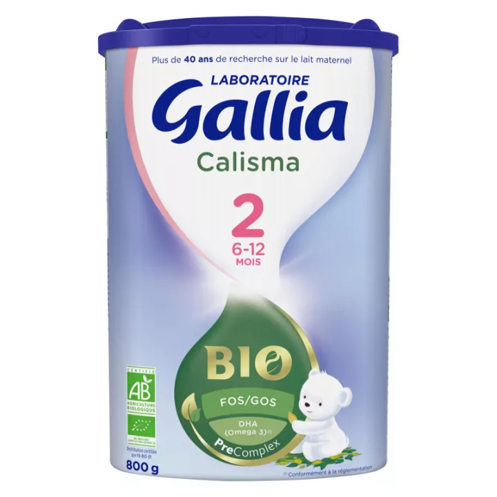 Gallia Calisma 2 Bio 6-12 Mois 800 g