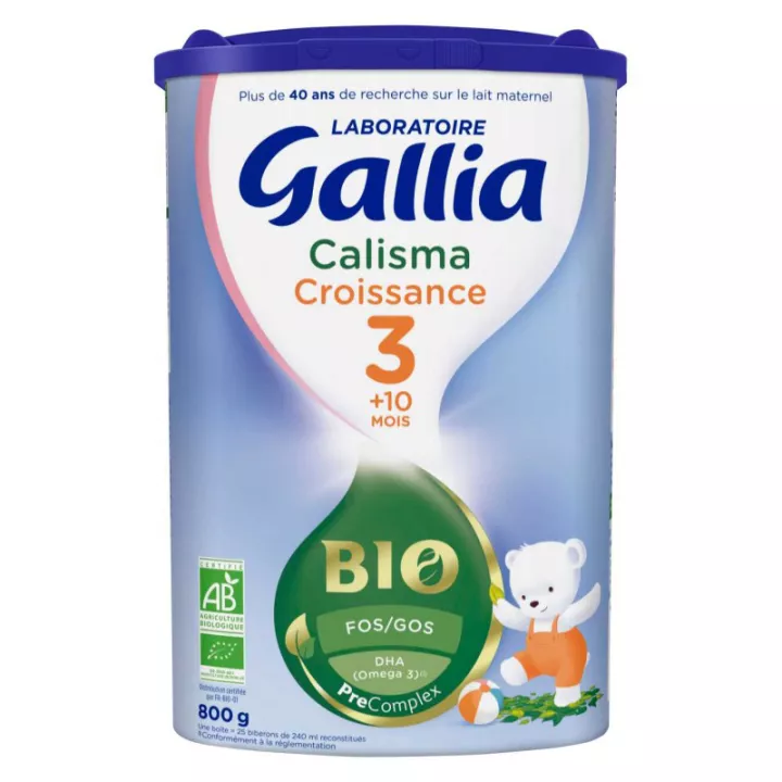 Gallia Calisma Croissance 3 Bio +10 Mois 800 g