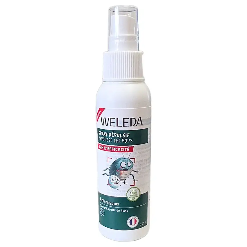 Weleda Spray Répulsif Poux 100 ml - 12h d'efficacité