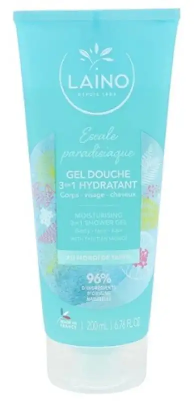 Escale paradisiaque gel douche 3 en 1 hydratant 200Ml