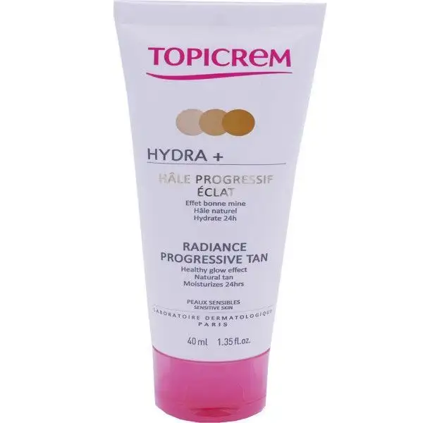 Topicrem Hydra+ crème hâle progressif éclat 40 ml