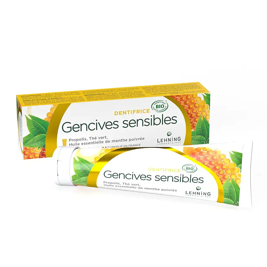 Dentifrice gencives sensibles bio