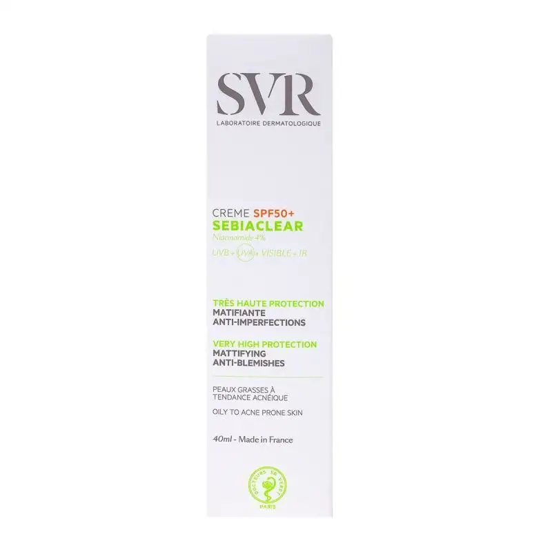 Sebiaclear crème solaire SPF50+ 40ml