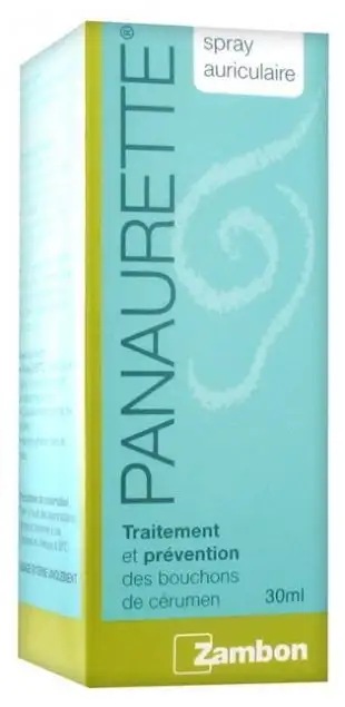 Zambon Panaurette Spray Auriculaire 30ml - Bouchon de Cérumen