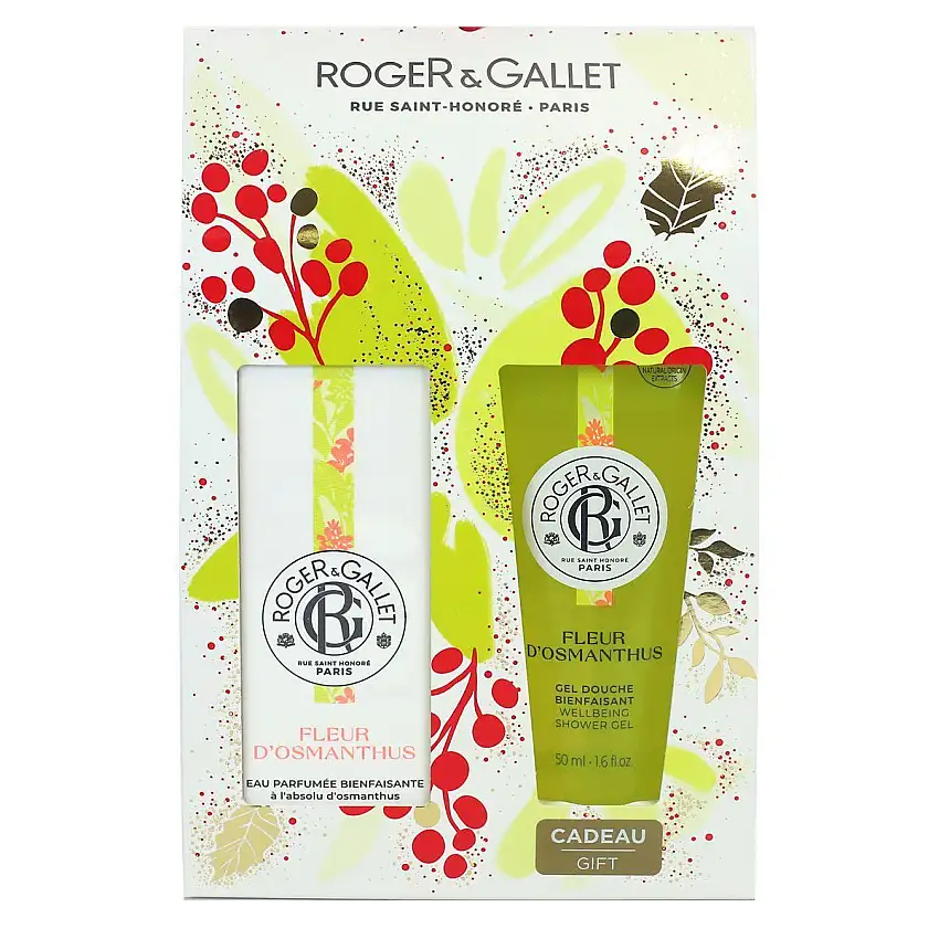Coffret Fleur d'Osmanthus eau parfumée 30ml + gel douche 50 offert