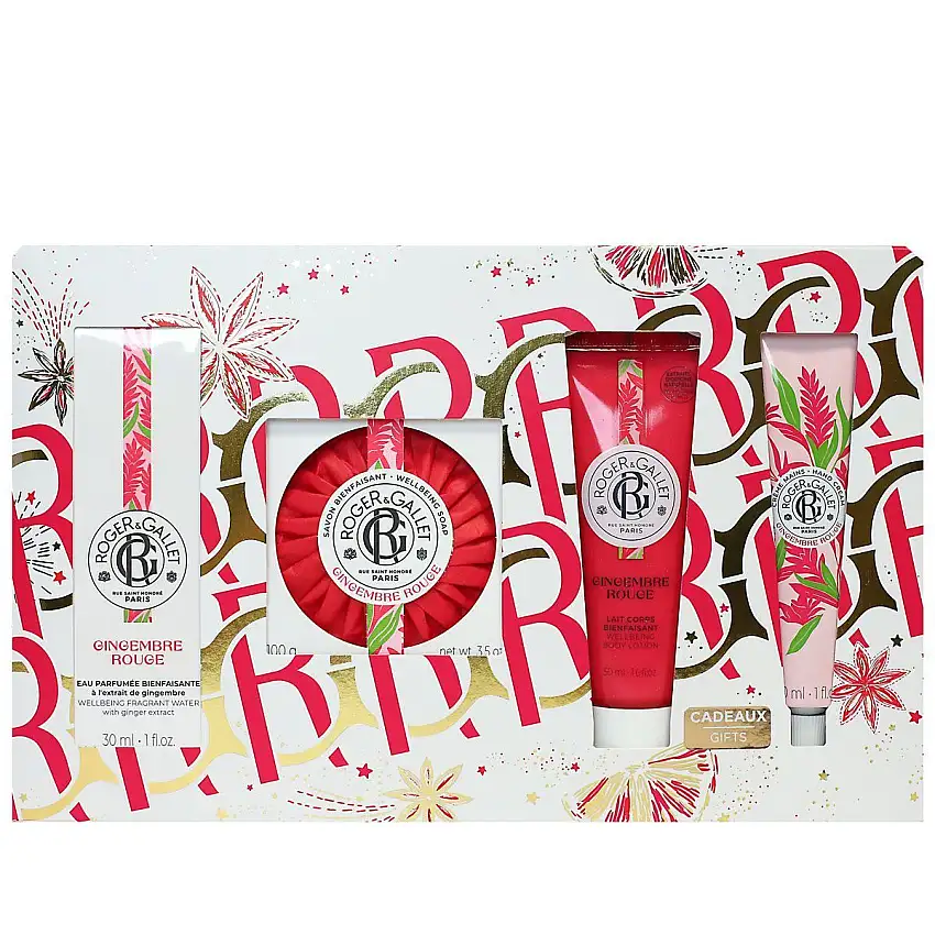 Coffret Gingembre rouge rituel parfumé 30ml + savon 100g offert