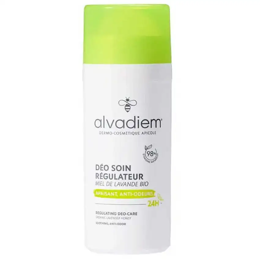 Alvadiem Déodorant Soin Régulateur au Miel de Lavande Bio - 70ml