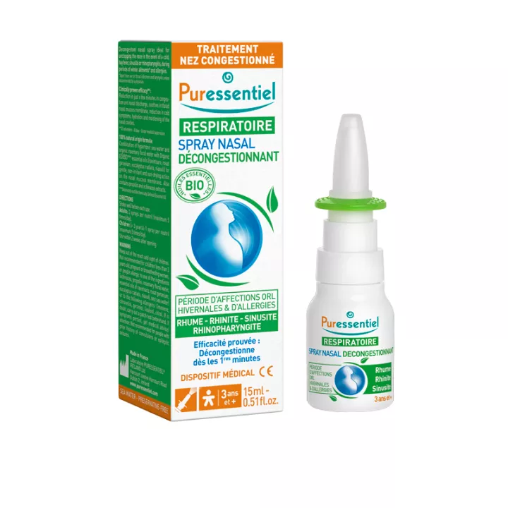 Puressentiel Spray Nasal Décongestionnant Aux Huiles Essentielles