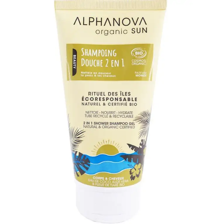 Alphanova Shampoing douche 2 en 1 Organic Sun - 150ml