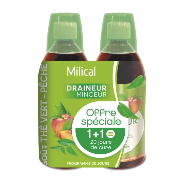 Milical Draineur Minceur Ultra 2 flacons de 500 ml