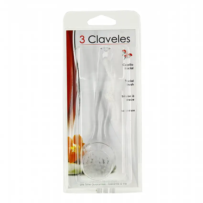 3 CLAVELES Brosse à visage