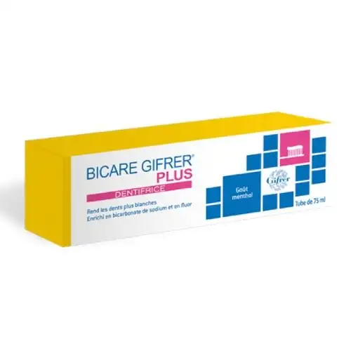 GIFRER - Bicare Plus Dentifrice - Goût Menthol - 75ml