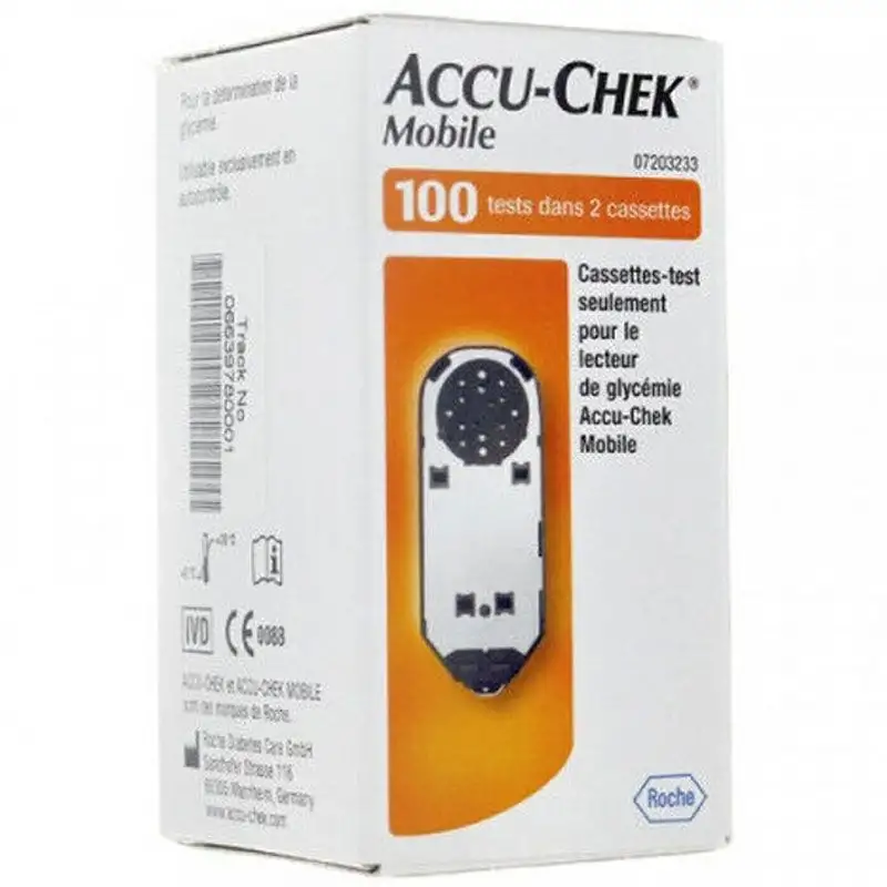 Accu-Chek Mobile 2x Cassettes de 50 Tests