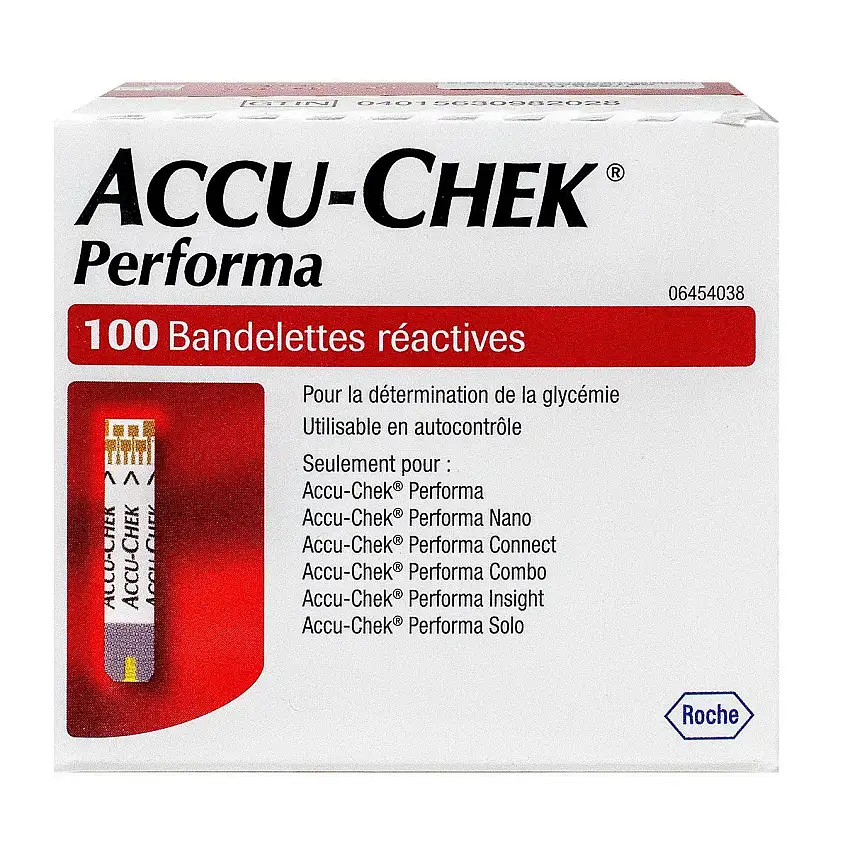 Accu-Chek Performa 100 Bandelettes