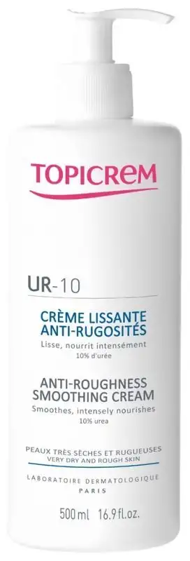 Topicrem UR-10 Crème Lissante Anti-Rugosités - 500 ml