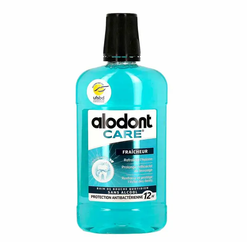 Alodont Care Bain de Bouche Fraicheur - Sans Alcool - 500 ml