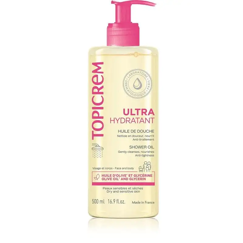 Topicrem Ultra-Hydratant Huile de Douche - 500ml