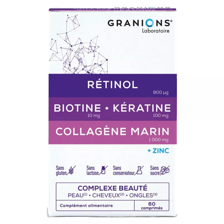Complexe Beauté Granions 60 comprimés