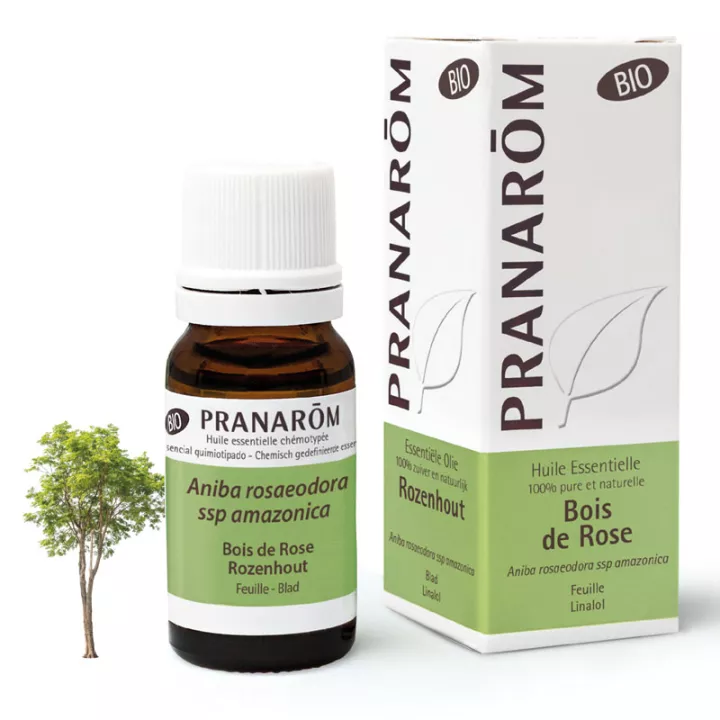 Huile essentielle bio Bois de rose Pranarom 10ml