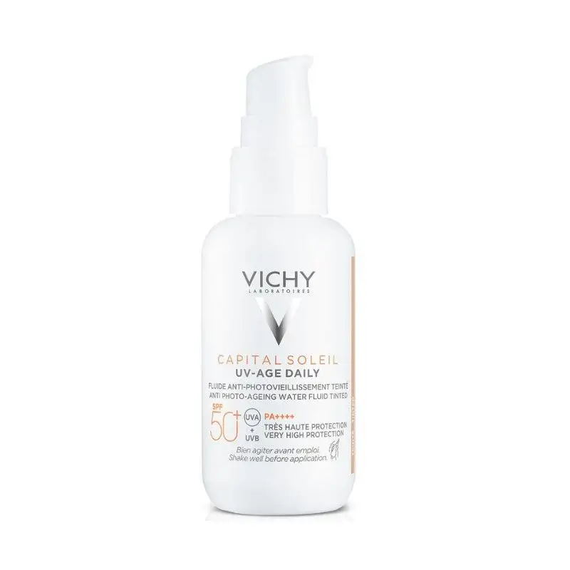 Vichy Capital Soleil UV-Age Daily Fluide Teinté Anti-Photovieillissement SPF 50+ - 40 ml