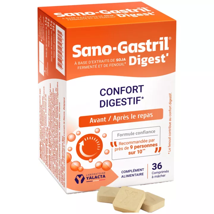 Yalacta Sano-Gastril Digest' Confort Digestif 36 comprimés