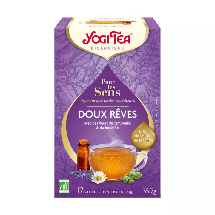 Yogi Tea Tisane Pour les Sens Doux Rêves BIO 17 sachets*
