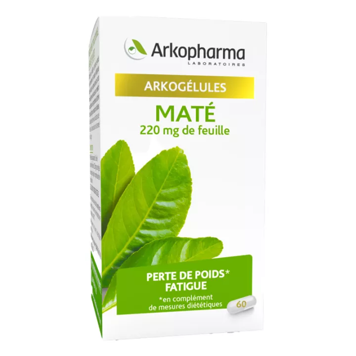Arkogélules Maté Perte De Poids 60 gélules*