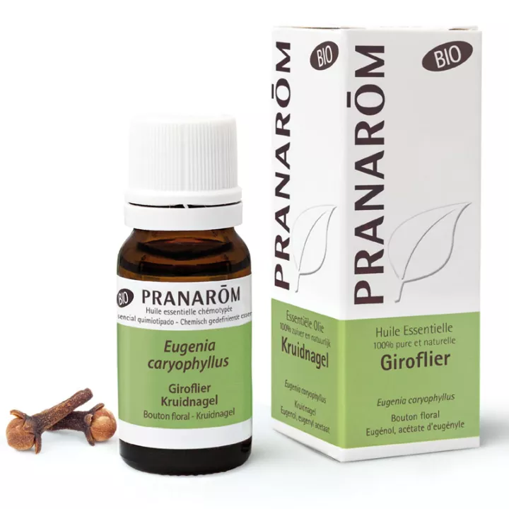 Huile essentielle BIO Giroflier Clou de girofle PRANAROM 10ml