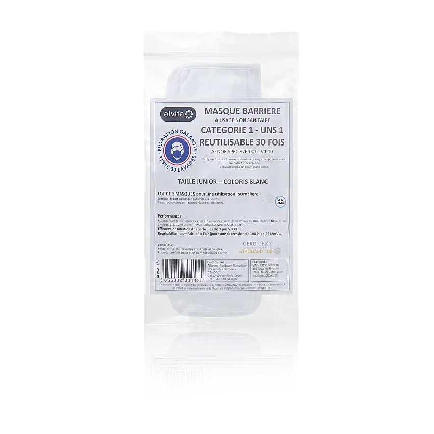 Masque T Alvita Enfant X2