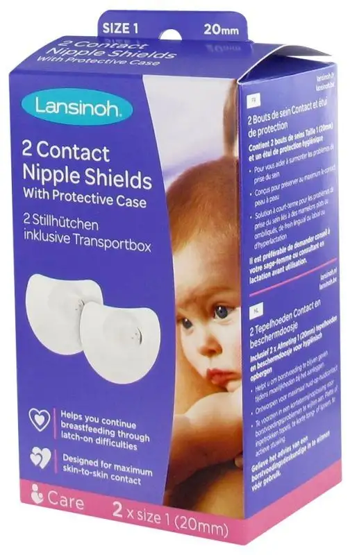 2 Bouts de Sein Contact et Étui de Protection Taille : 20 mm