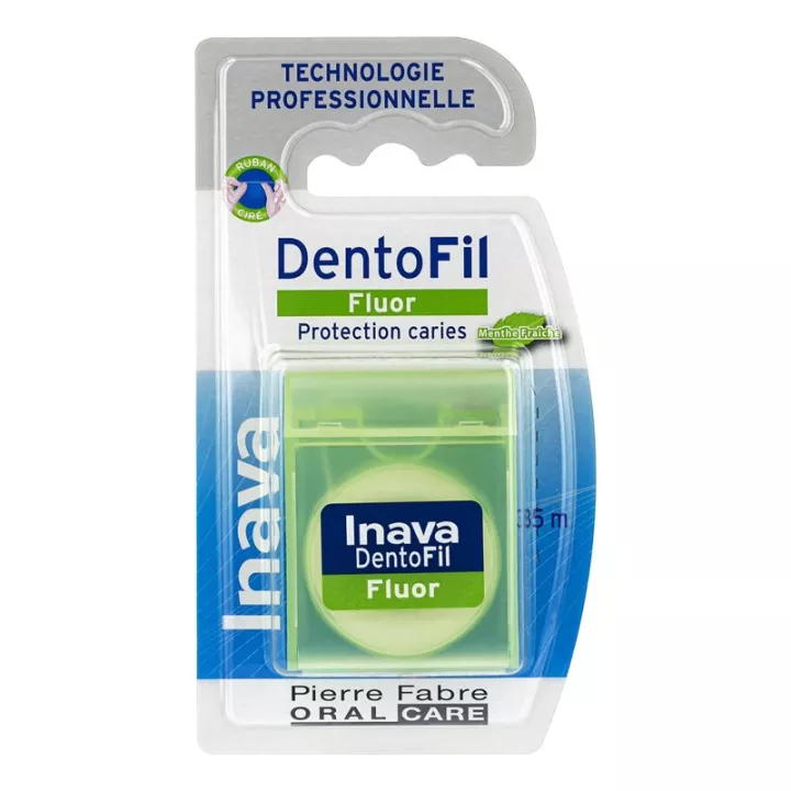 Inava DentoFil Fluor Fil dentaire Fluoré 35 m