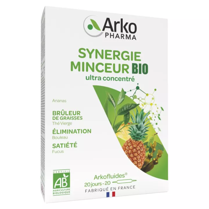 Arkofluides Synergie Minceur Bio Ampoules