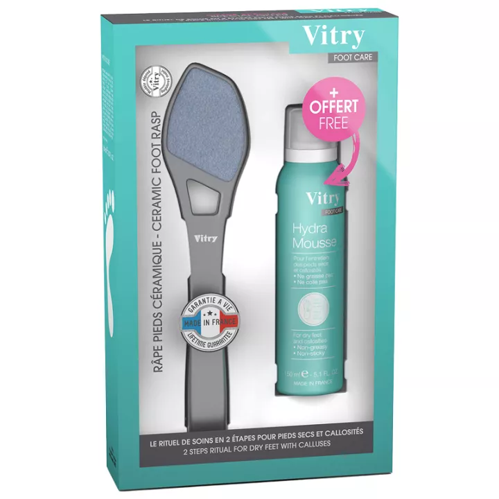 Vitry Râpe Plantaire Céramique Coffret