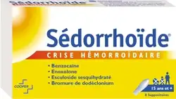 SEDORRHOIDE Suppositoires Boite de 8
