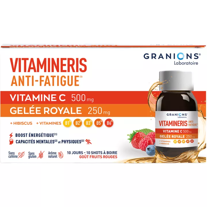 Vitamineris Anti-Fatigue Granions 10 shots