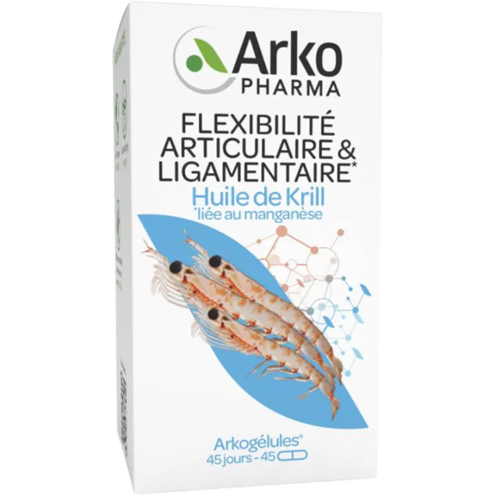 Arkogélules Huile de Krill Manganèse 45 gélules