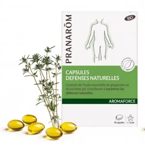 AROMAFORCE Bio - Pranarôm Défenses Naturelles - 30 Capsules
