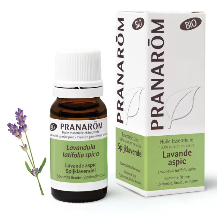 Huile essentielle BIO Lavande aspic PRANAROM 10ml