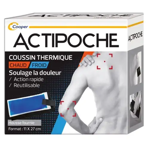 ACTIPOCHE - Poche thermique Chaud Froid - Moyen Modèle 11 x 27cm