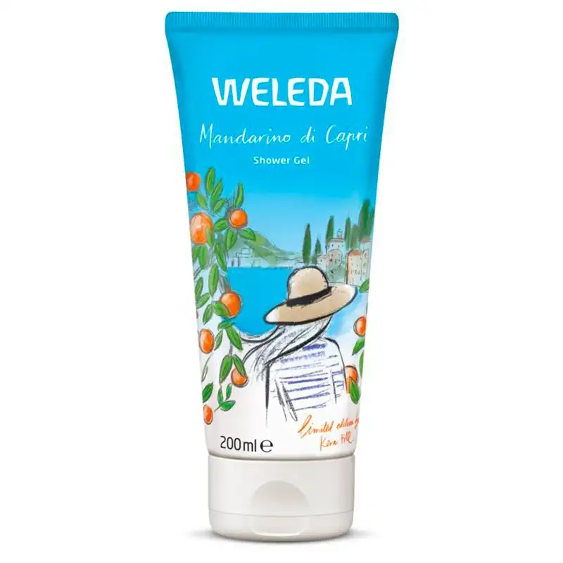Weleda Gel Douche Mandarino di Capri - 200ml - Édition Limitée par Kera Till