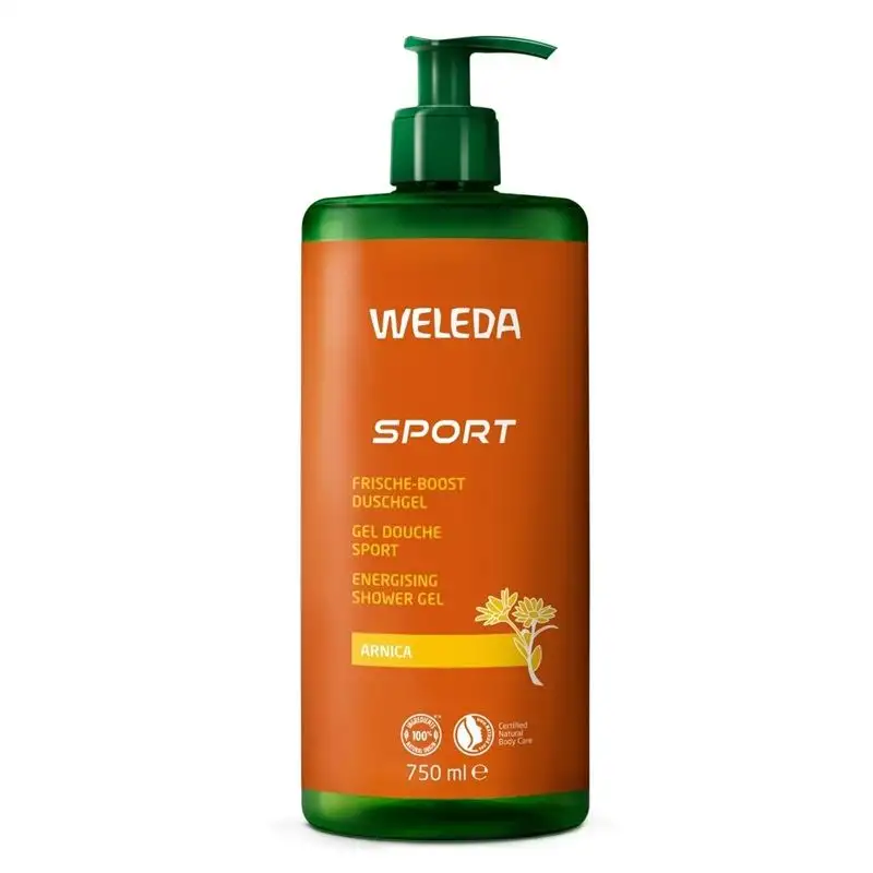 Weleda Sport Gel Douche à l'Arnica Bio Tous Types de Peaux - 750ml