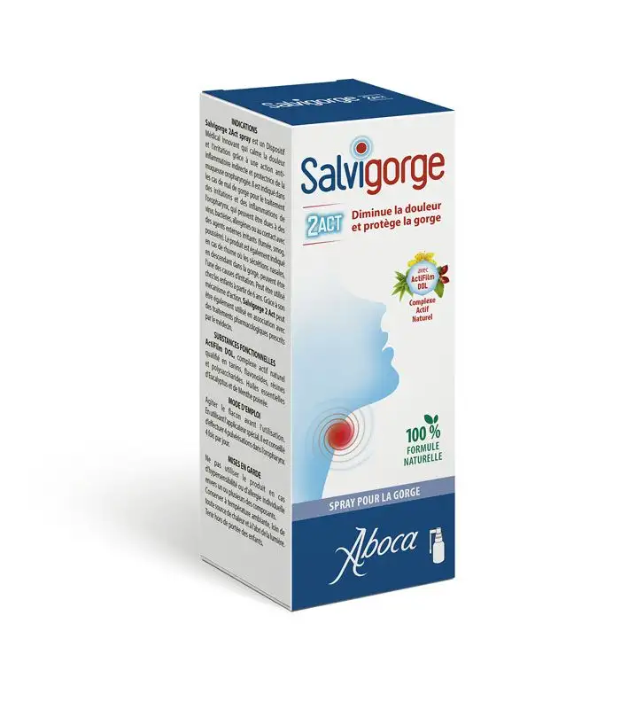 Aboca Salvigorge 2Act Spray - 30 ml