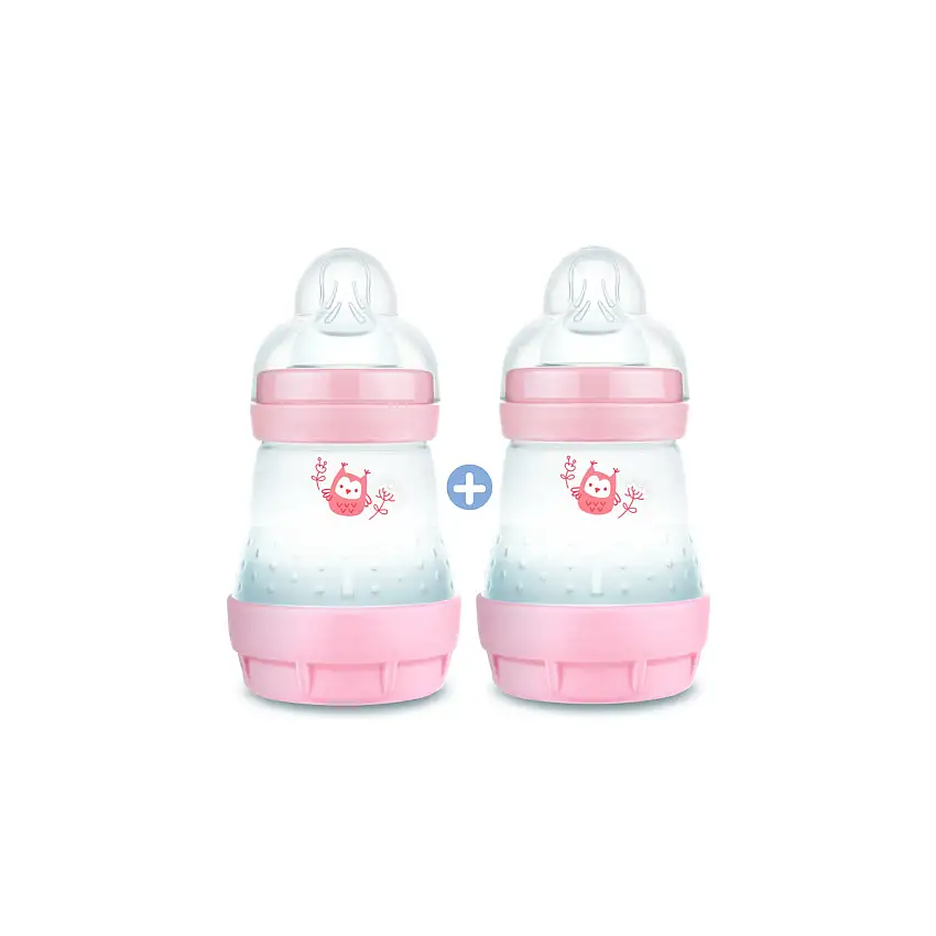 Mam Bib Anti-colique Blush D1 160ml Lot de 2