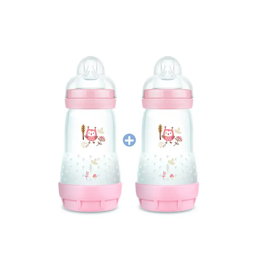 Mam Bib Anti-colique Blush D2 260ml Lot de 2