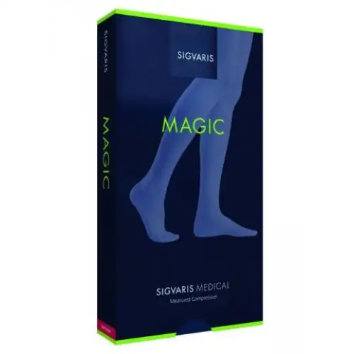 Sigvaris Magic Genou Haut Ml Bout Ouvert Caramel Couleur Compression Classe 1 1 Paire