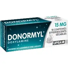 DONORMYL 15mg Boite de 10 Comprimés Effervescents